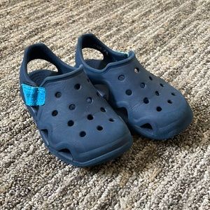 Crocs slip on - Velcro closure - blue